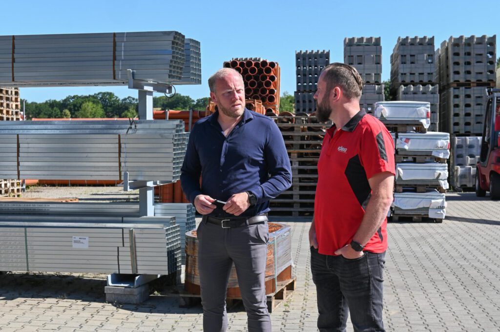 Michael Preuß zu Besuch bei Köbig in Brauna