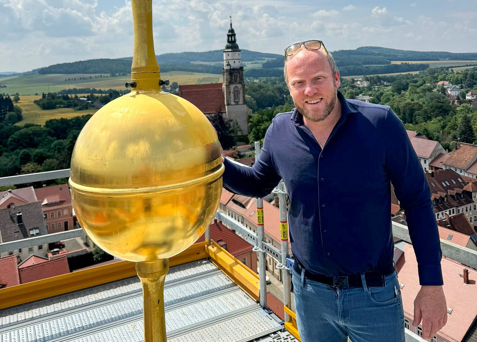 michael-preuss-kamenz-stadt-turm-2025 Michael Preuß Bürgermeisterwahl Kamenz 2025